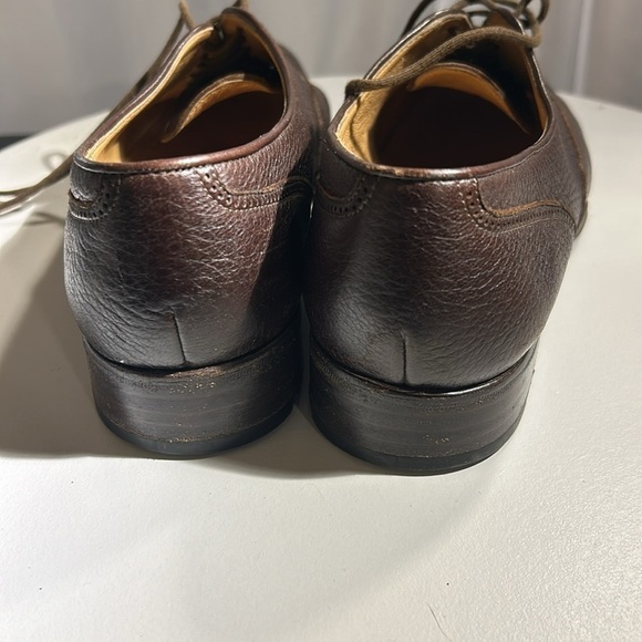 Neiman Marcus Women's Brown Leather Gravati Cap Toe Shoes (84% OFF)! - Picture 6 of 8